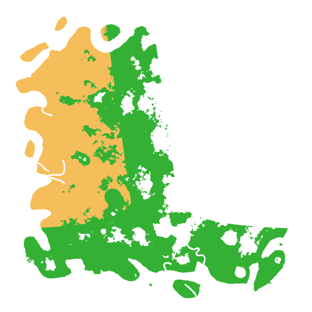 Biome Rust Map: Procedural Map, Size: 5000, Seed: 58756