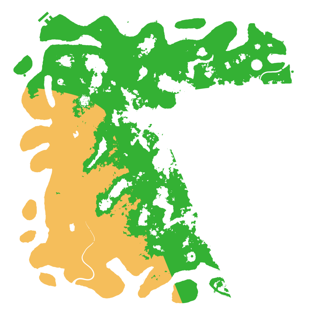Biome Rust Map: Procedural Map, Size: 5000, Seed: 687968185