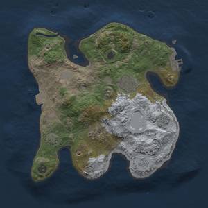 Thumbnail Rust Map: Procedural Map, Size: 2400, Seed: 1952076792, 9 Monuments