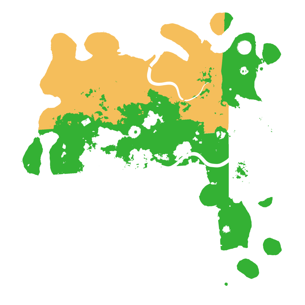 Biome Rust Map: Procedural Map, Size: 3800, Seed: 20231207