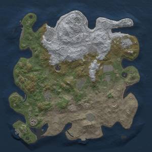 Thumbnail Rust Map: Procedural Map, Size: 4000, Seed: 902206018, 19 Monuments