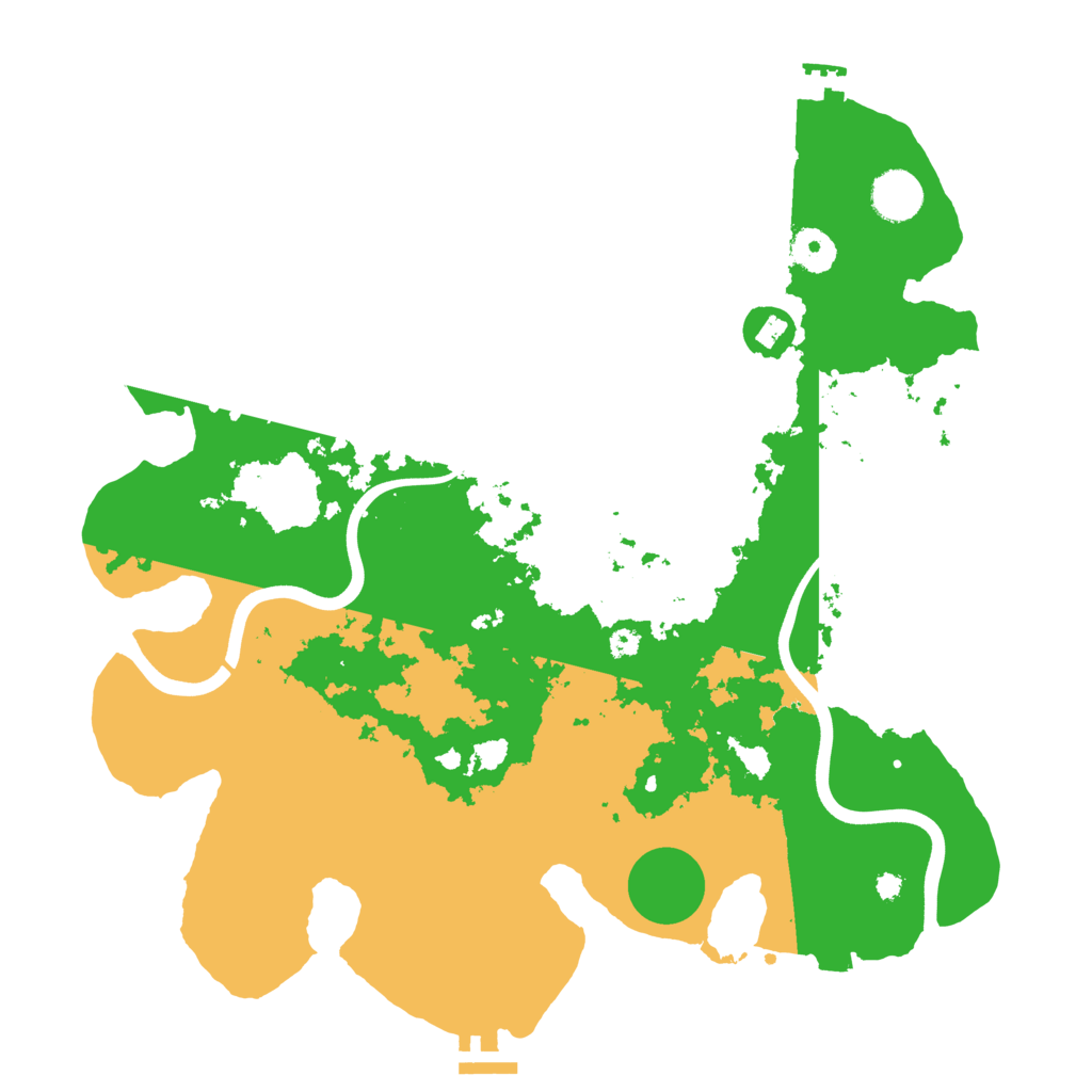 Biome Rust Map: Procedural Map, Size: 3750, Seed: 164167318