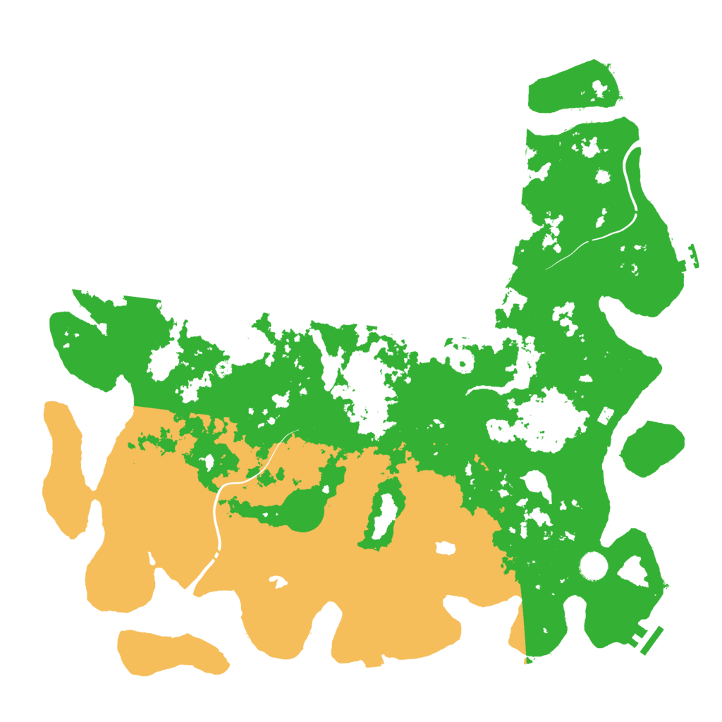 Biome Rust Map: Procedural Map, Size: 4500, Seed: 1165237999