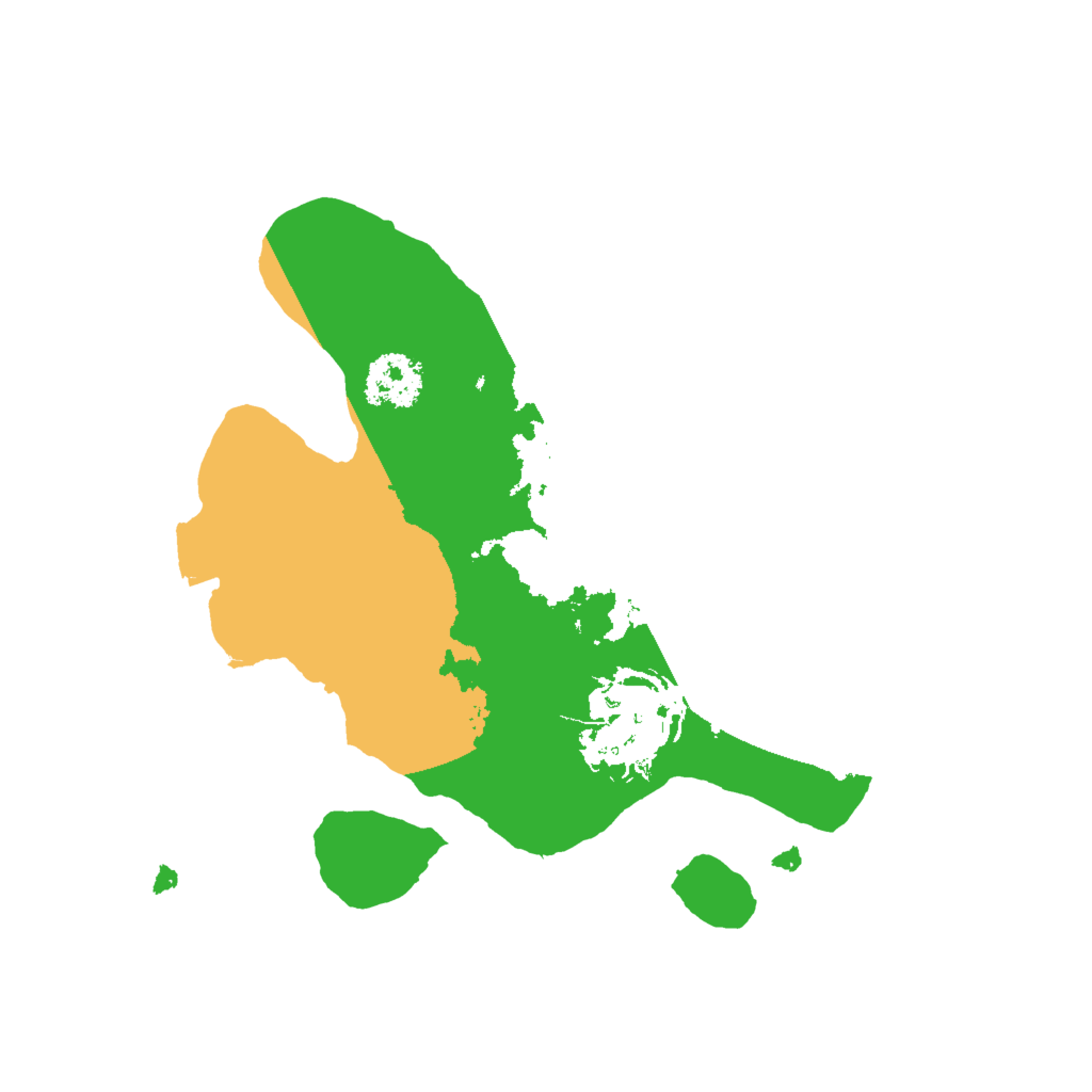 Biome Rust Map: Procedural Map, Size: 2000, Seed: 49565