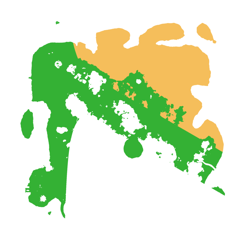 Biome Rust Map: Procedural Map, Size: 3500, Seed: 221354287