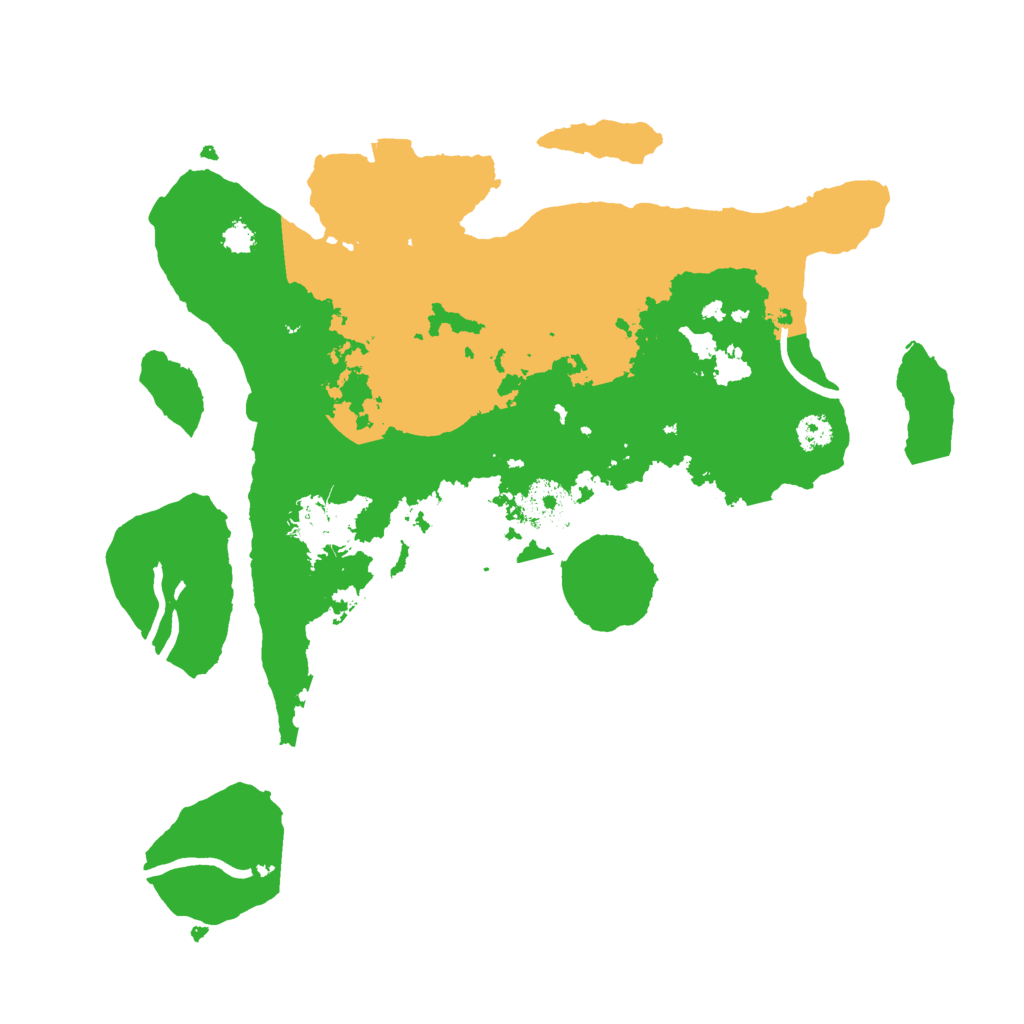 Biome Rust Map: Procedural Map, Size: 3000, Seed: 5415