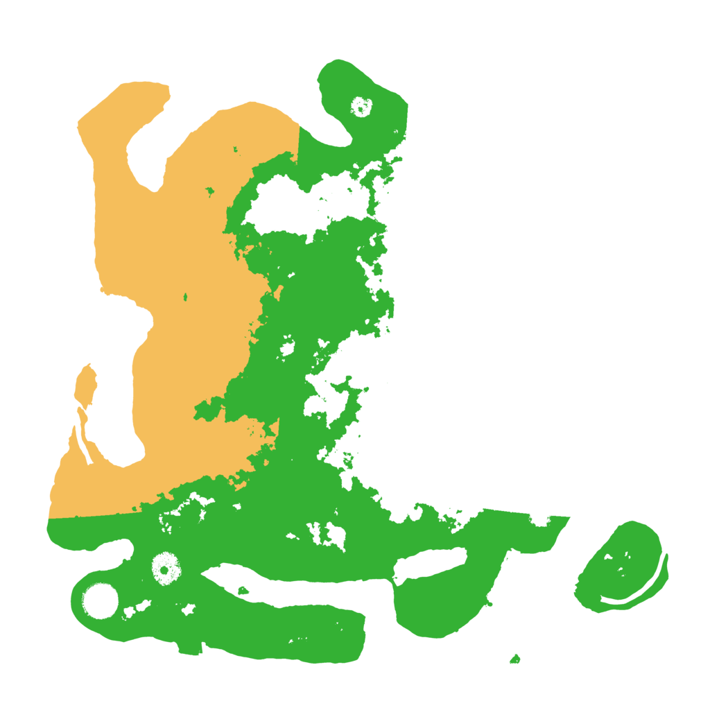 Biome Rust Map: Procedural Map, Size: 3500, Seed: 1939841084