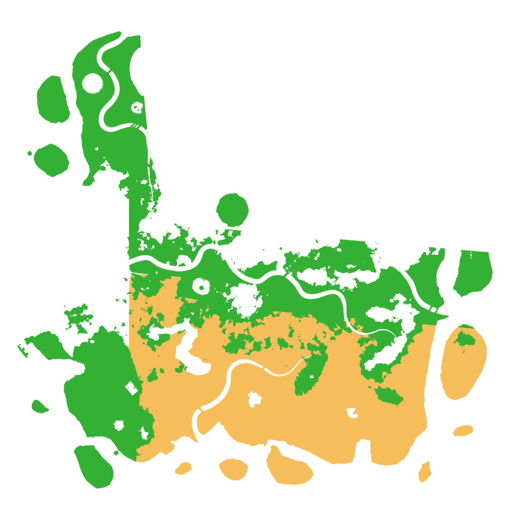 Biome Rust Map: Procedural Map, Size: 4500, Seed: 1570180247