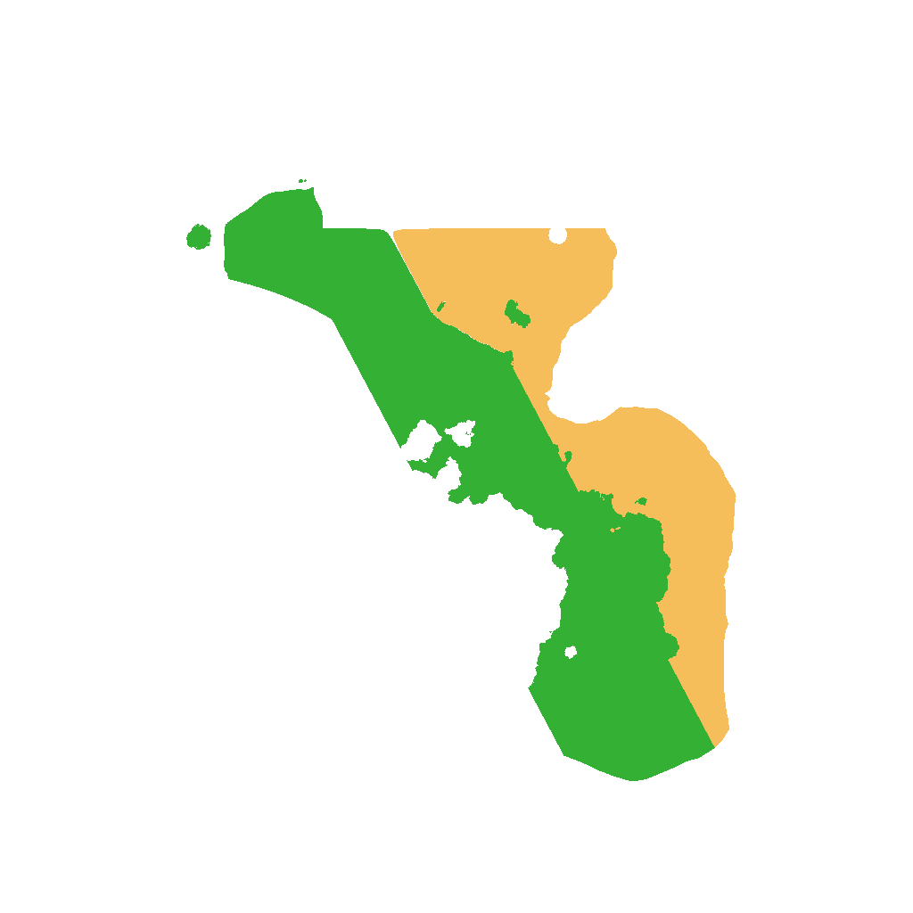 Biome Rust Map: Procedural Map, Size: 1500, Seed: 2140588444