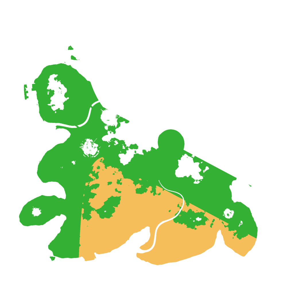 Biome Rust Map: Procedural Map, Size: 3000, Seed: 22733