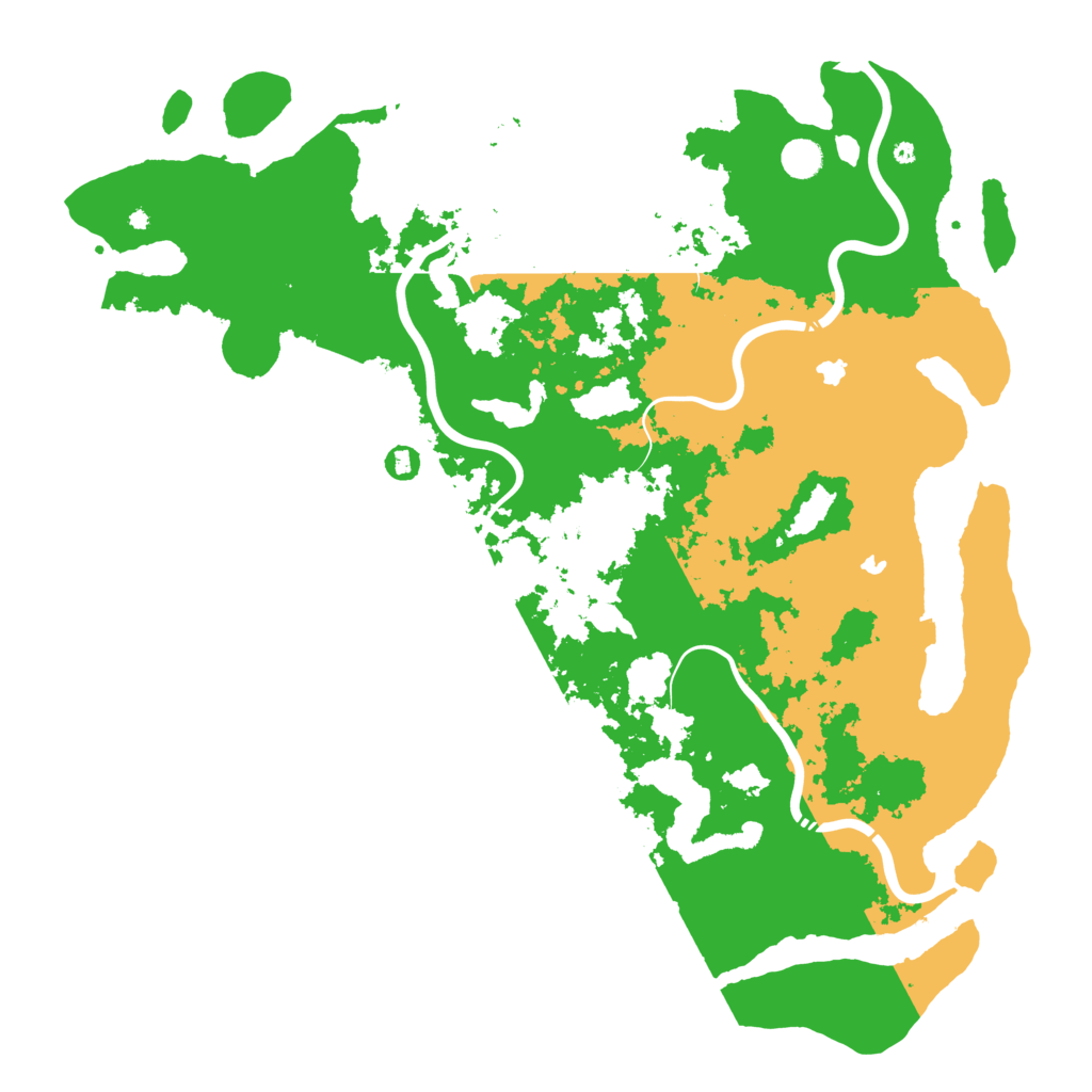 Biome Rust Map: Procedural Map, Size: 5000, Seed: 2077818173