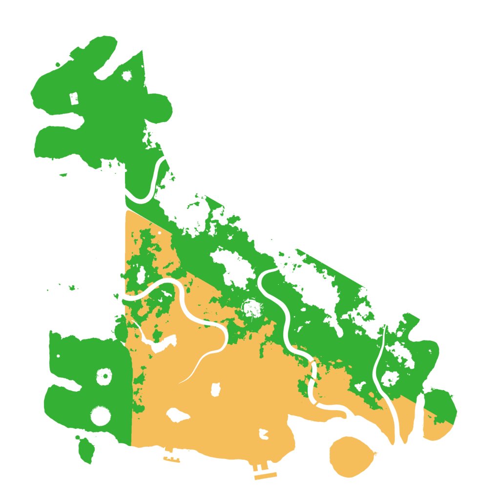 Biome Rust Map: Procedural Map, Size: 4500, Seed: 524918740