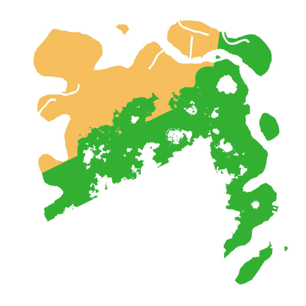 Biome Rust Map: Procedural Map, Size: 3500, Seed: 1366498856