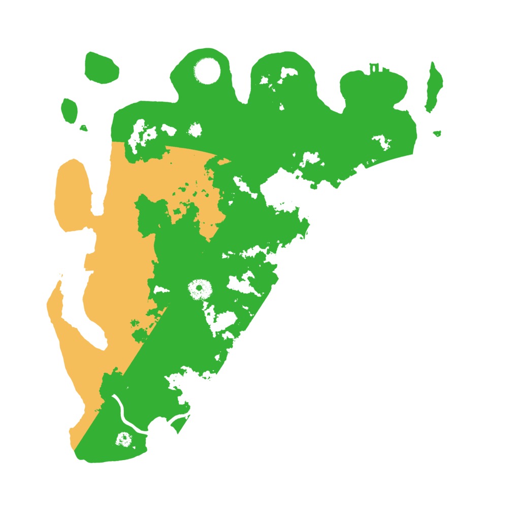 Biome Rust Map: Procedural Map, Size: 3500, Seed: 1749368712