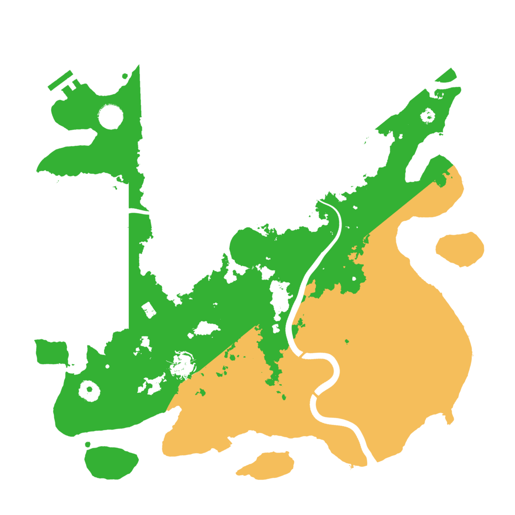 Biome Rust Map: Procedural Map, Size: 3700, Seed: 1461772877
