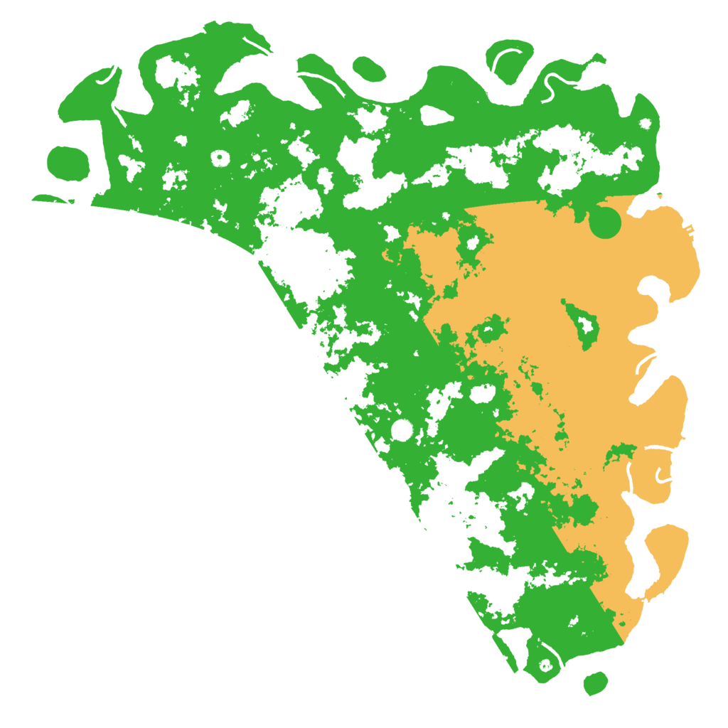 Biome Rust Map: Procedural Map, Size: 6000, Seed: 1126333022
