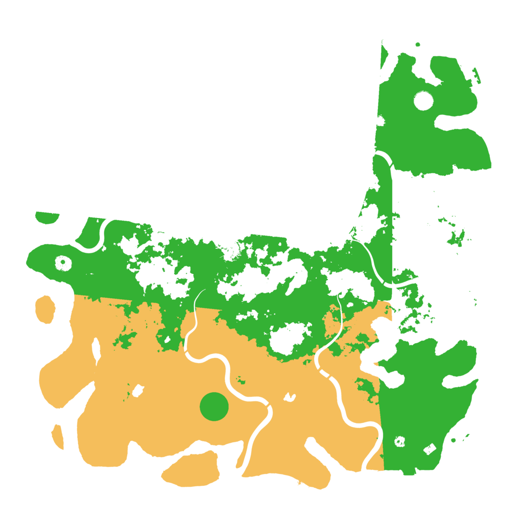 Biome Rust Map: Procedural Map, Size: 4800, Seed: 327804397