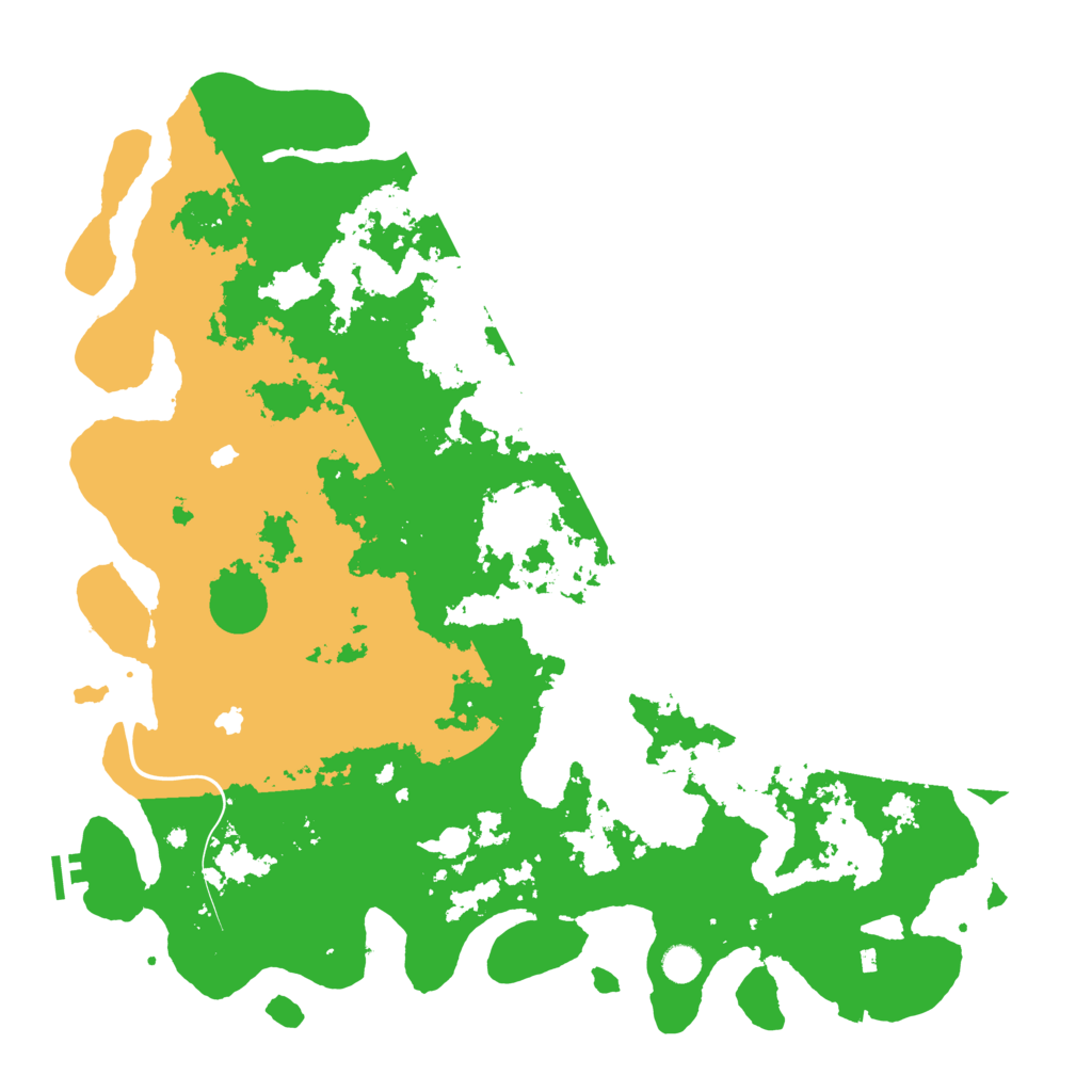 Biome Rust Map: Procedural Map, Size: 5000, Seed: 49565