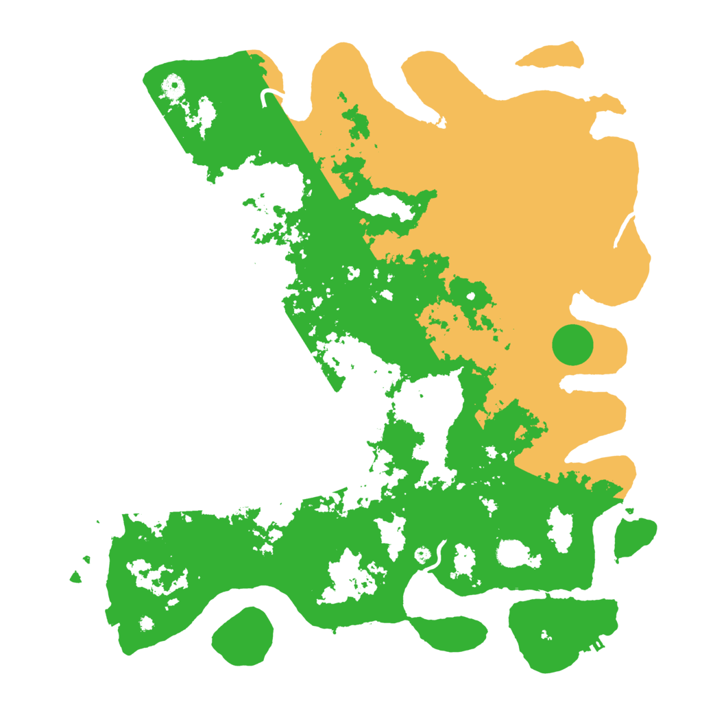 Biome Rust Map: Procedural Map, Size: 4500, Seed: 348186193