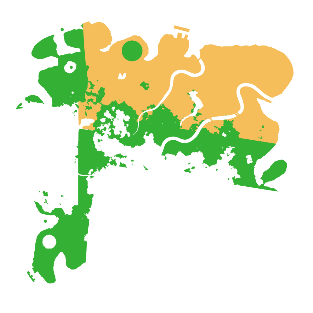 Biome Rust Map: Procedural Map, Size: 4000, Seed: 4146