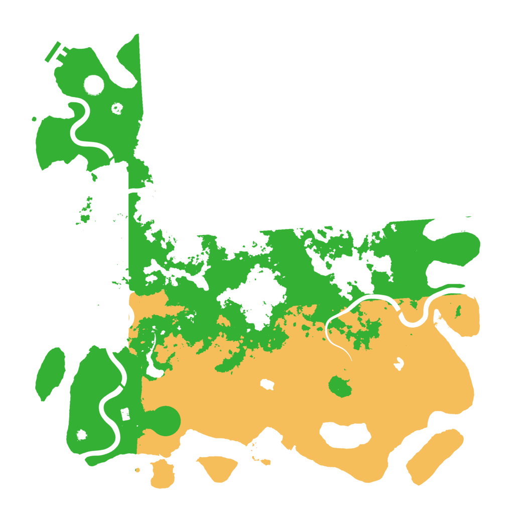 Biome Rust Map: Procedural Map, Size: 4500, Seed: 14596383