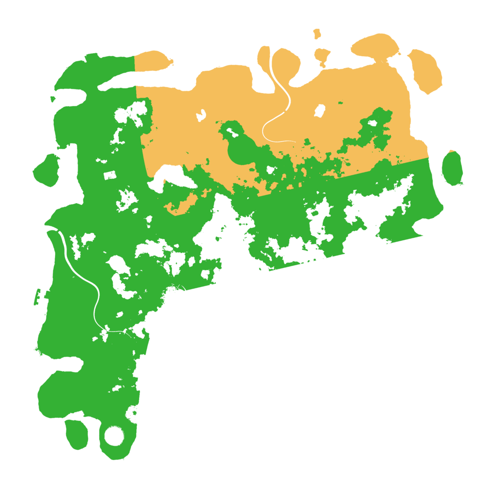 Biome Rust Map: Procedural Map, Size: 4500, Seed: 1217090696