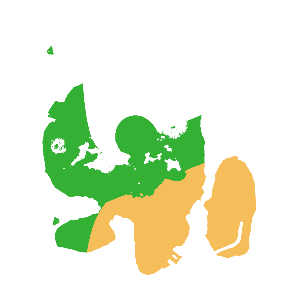 Biome Rust Map: Procedural Map, Size: 2000, Seed: 277921711