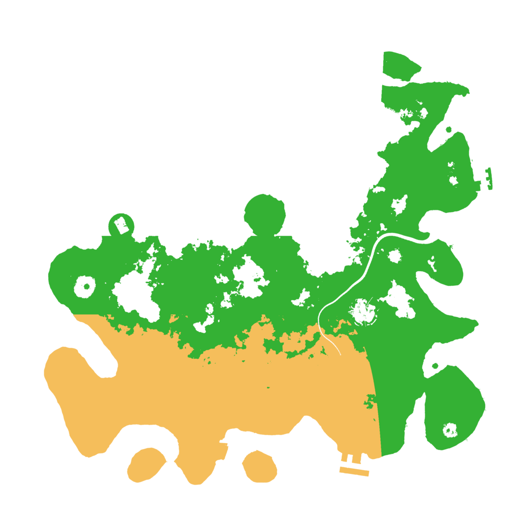 Biome Rust Map: Procedural Map, Size: 3600, Seed: 20901