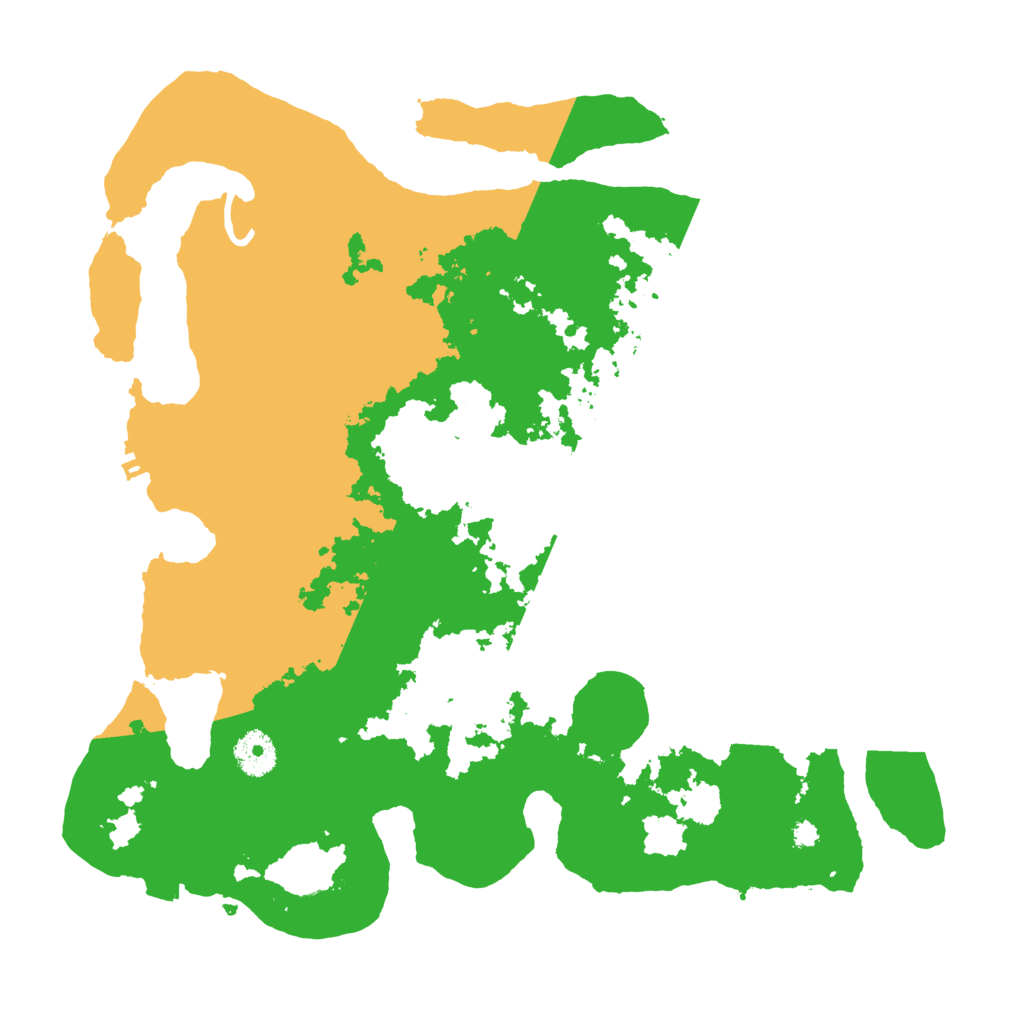 Biome Rust Map: Procedural Map, Size: 3600, Seed: 10901