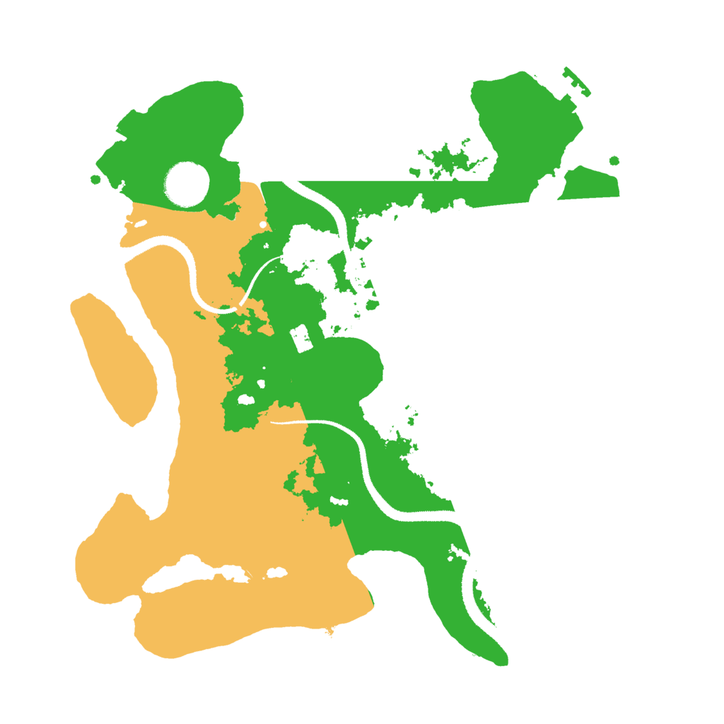 Biome Rust Map: Procedural Map, Size: 3000, Seed: 5442