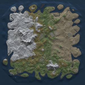 Thumbnail Rust Map: Procedural Map, Size: 5000, Seed: 2054619749, 19 Monuments