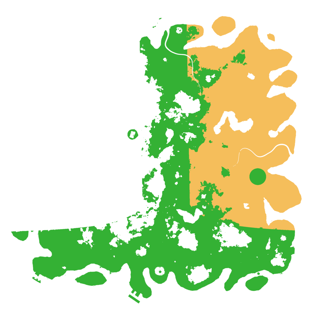 Biome Rust Map: Procedural Map, Size: 5000, Seed: 2054619749