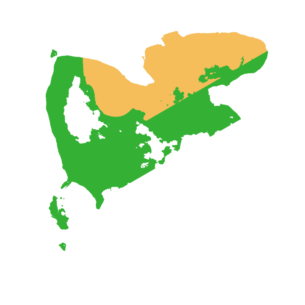 Biome Rust Map: Procedural Map, Size: 2000, Seed: 279518
