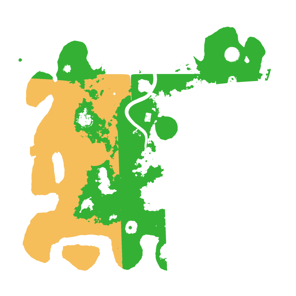 Biome Rust Map: Procedural Map, Size: 3500, Seed: 247058493