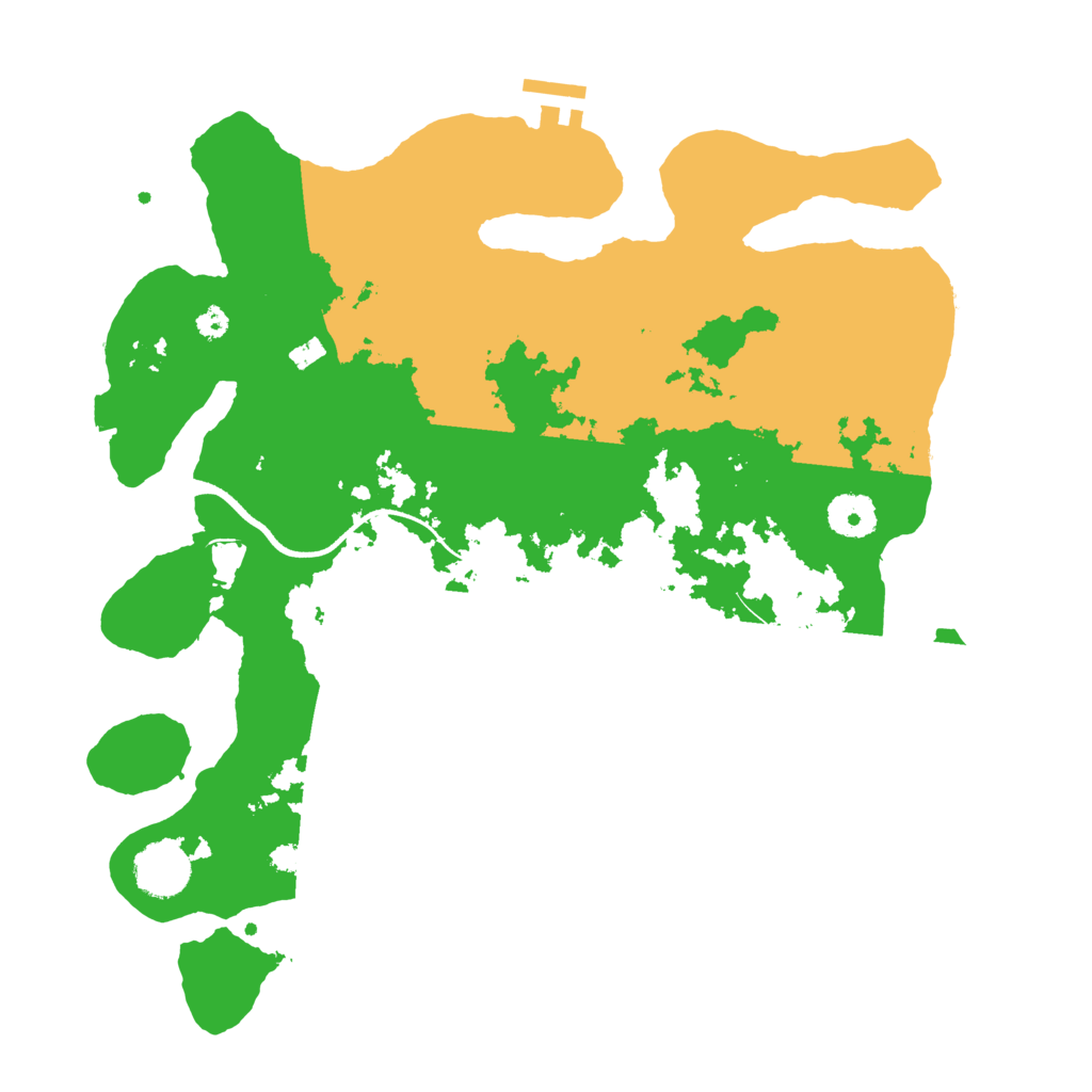 Biome Rust Map: Procedural Map, Size: 3500, Seed: 1691576968