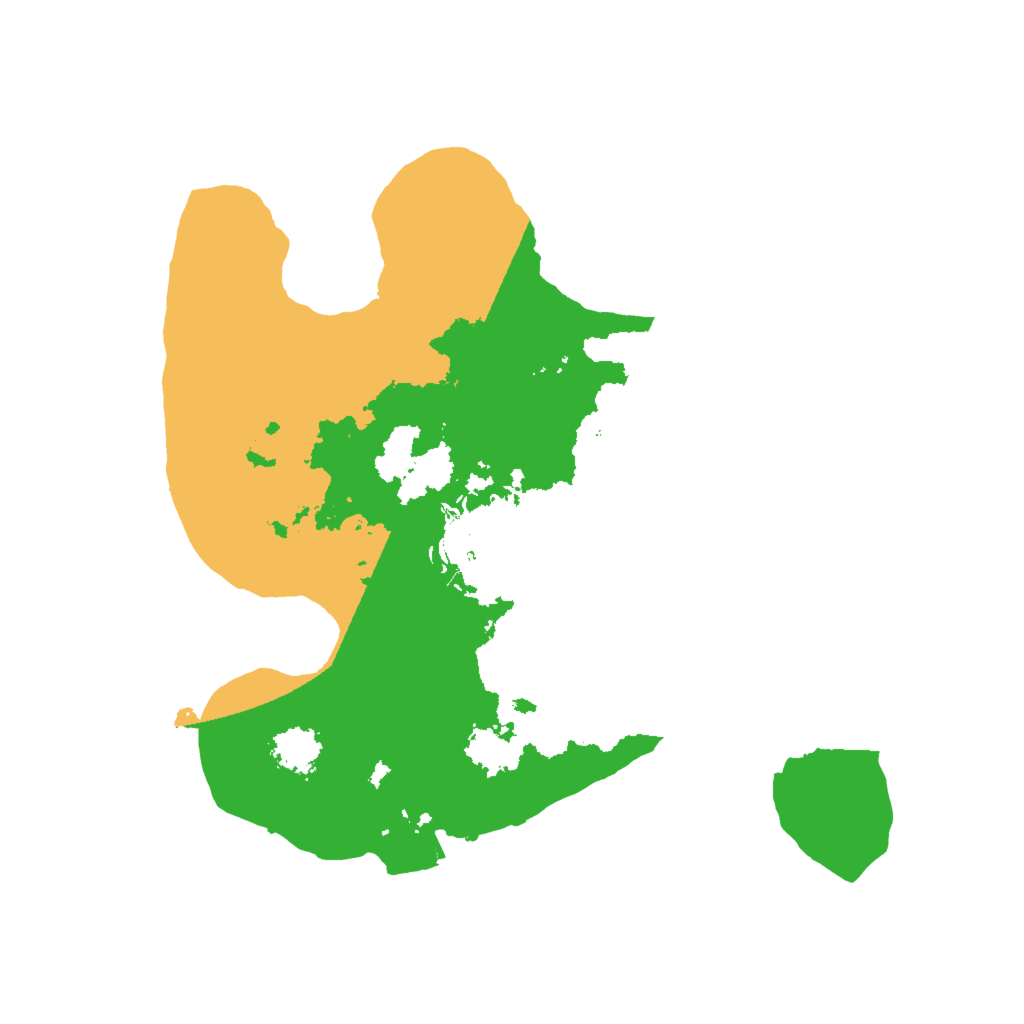 Biome Rust Map: Procedural Map, Size: 2000, Seed: 83281