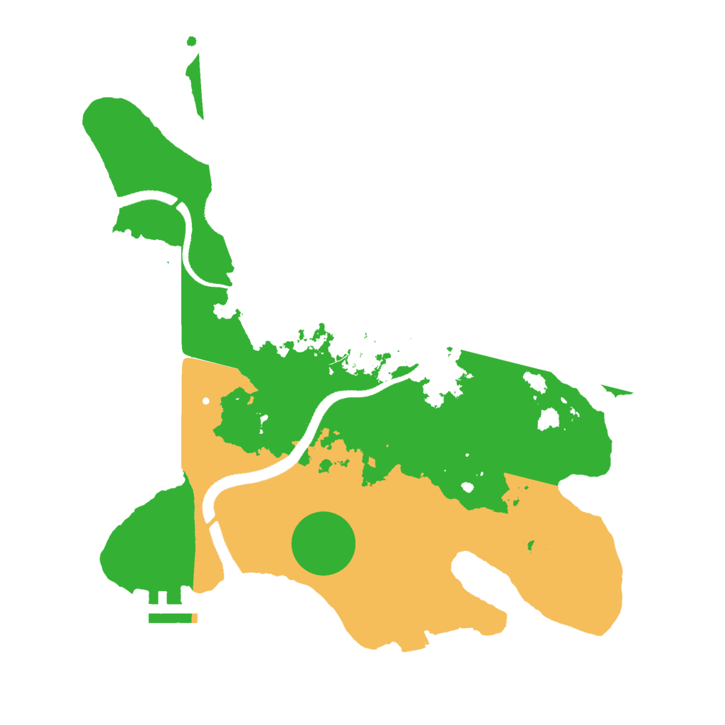 Biome Rust Map: Procedural Map, Size: 3000, Seed: 19183