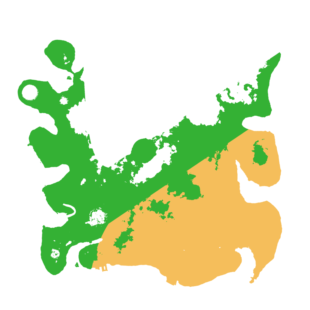 Biome Rust Map: Procedural Map, Size: 3500, Seed: 1589629958