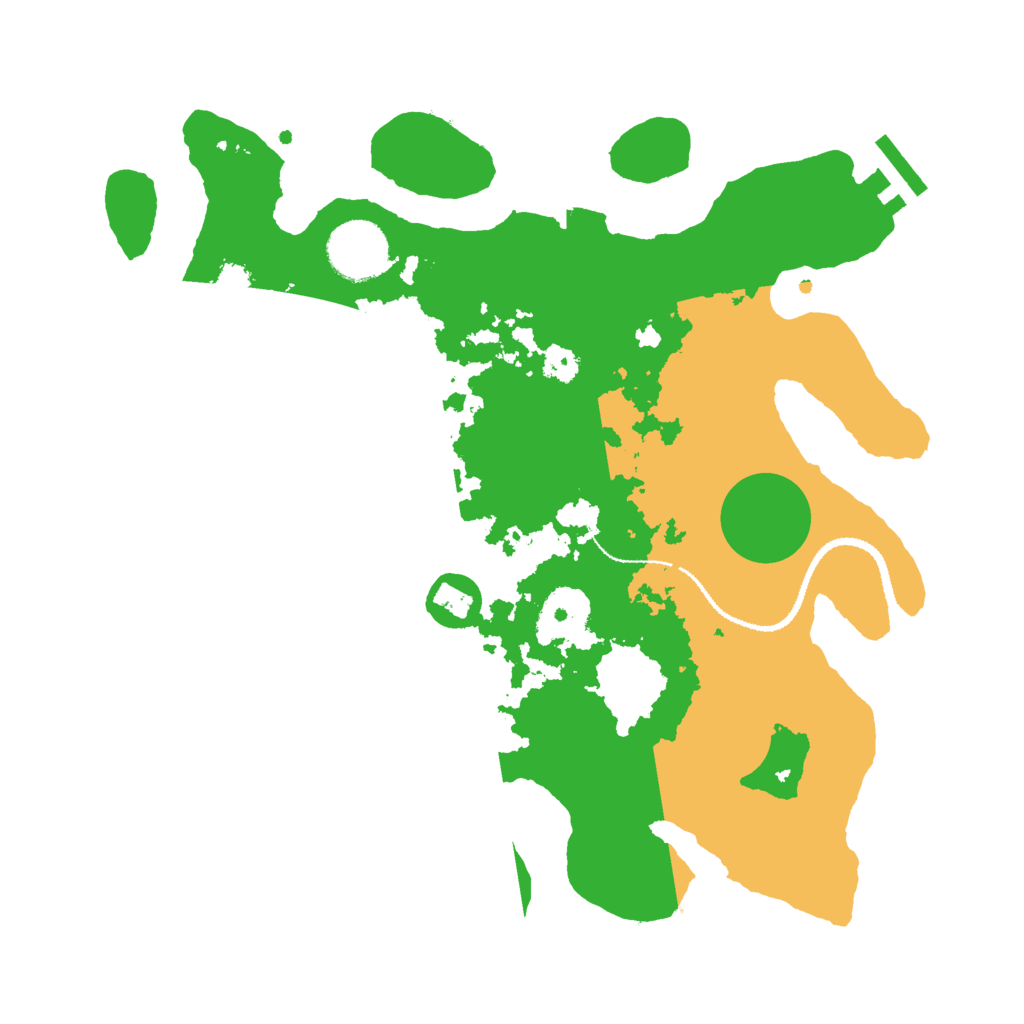 Biome Rust Map: Procedural Map, Size: 3000, Seed: 3603