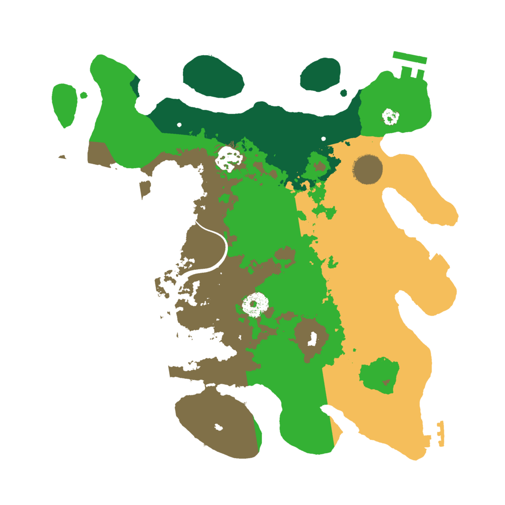 Biome Rust Map: Procedural Map, Size: 3000, Seed: 3603