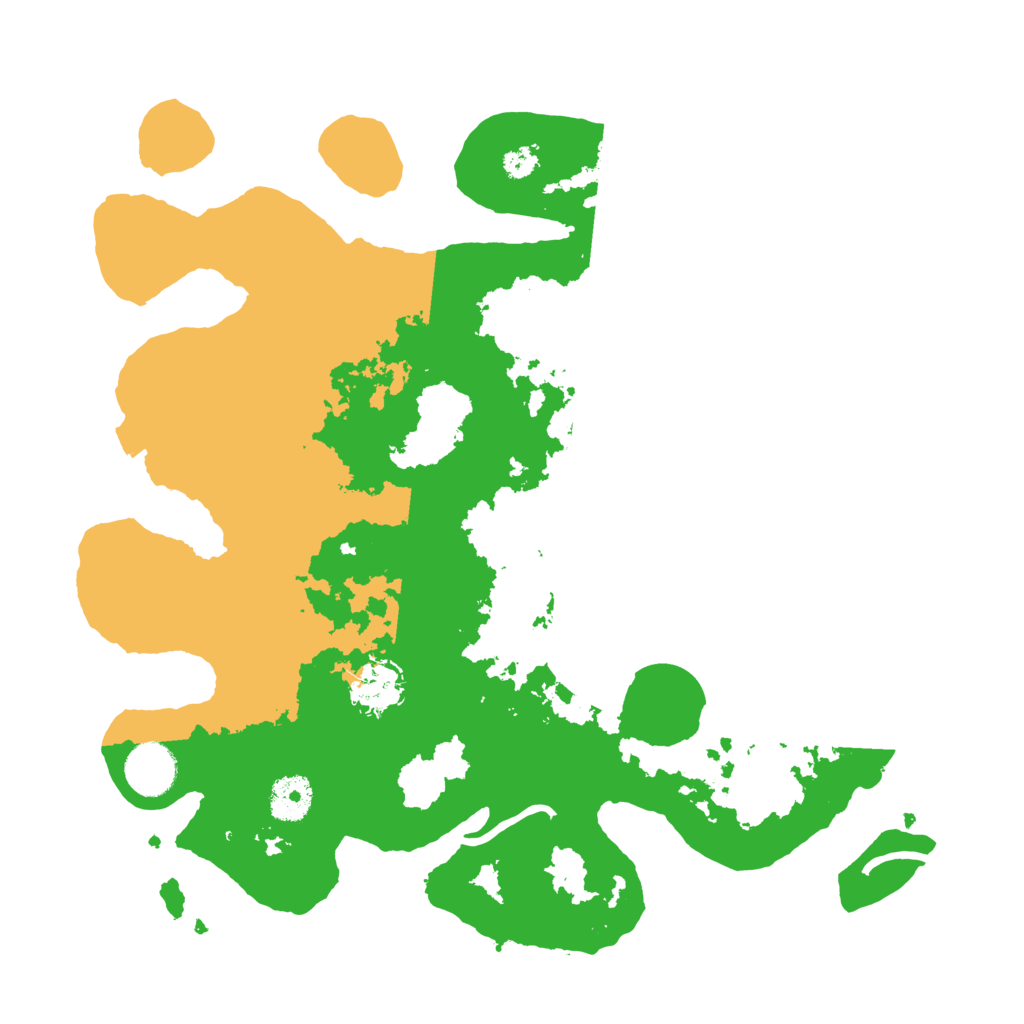 Biome Rust Map: Procedural Map, Size: 3500, Seed: 7999768