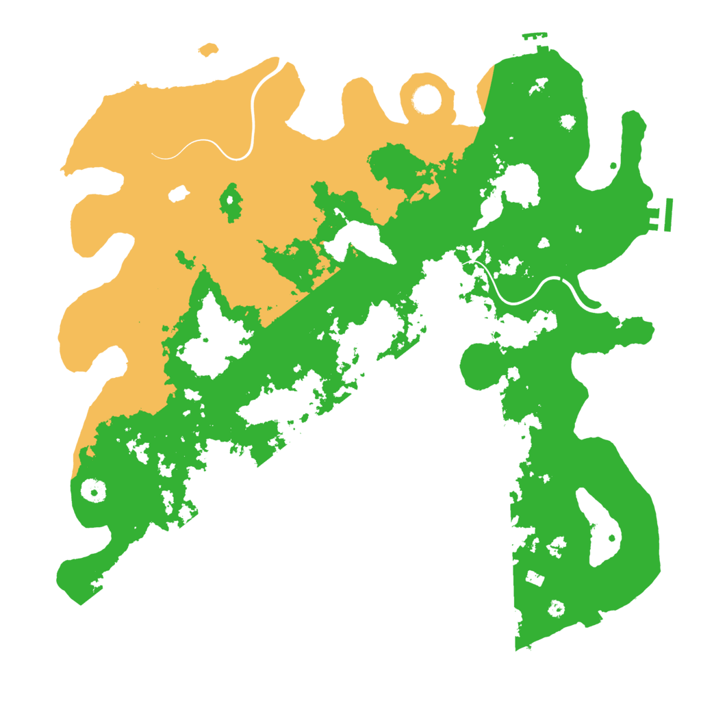 Biome Rust Map: Procedural Map, Size: 4250, Seed: 9622