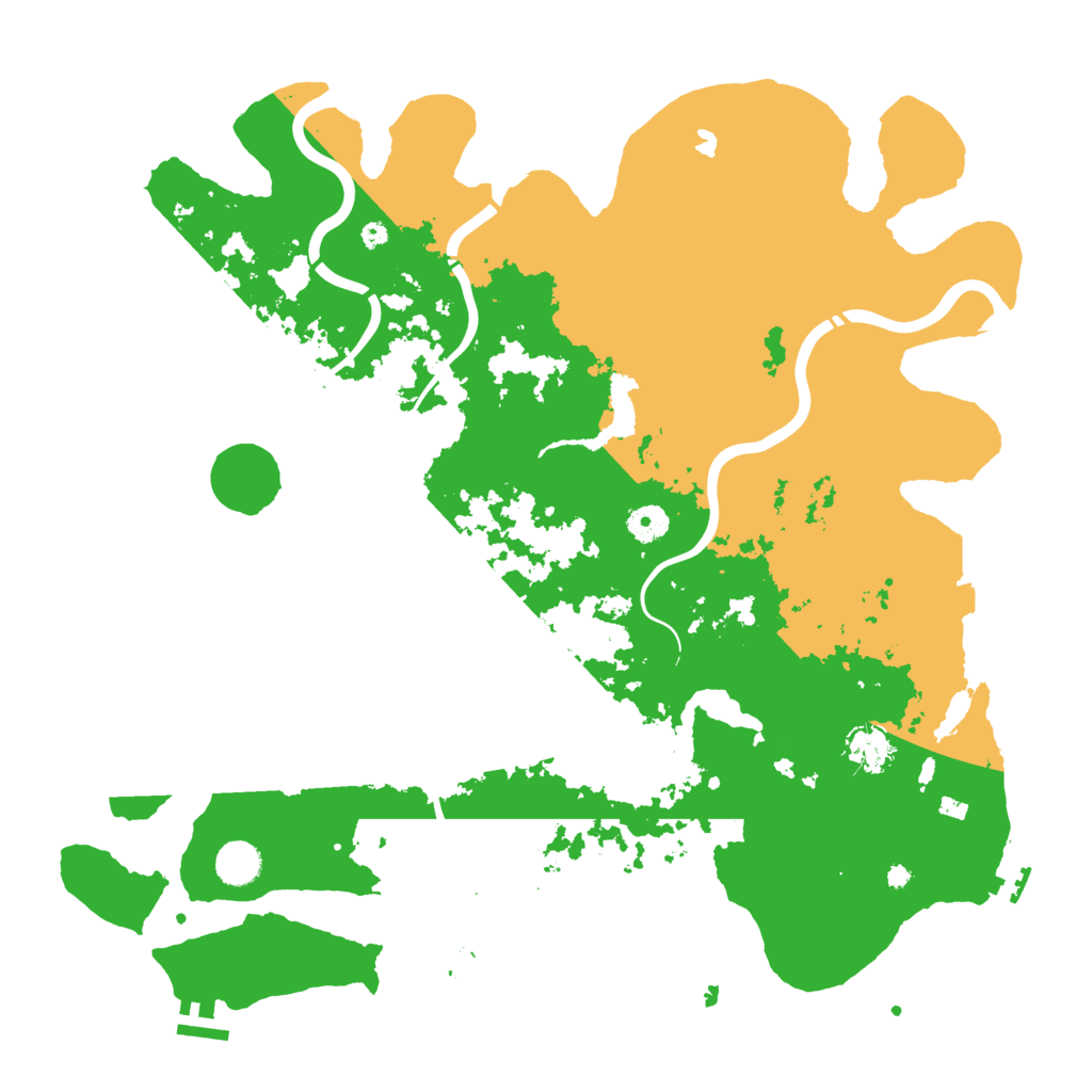 Biome Rust Map: Procedural Map, Size: 4250, Seed: 609439433