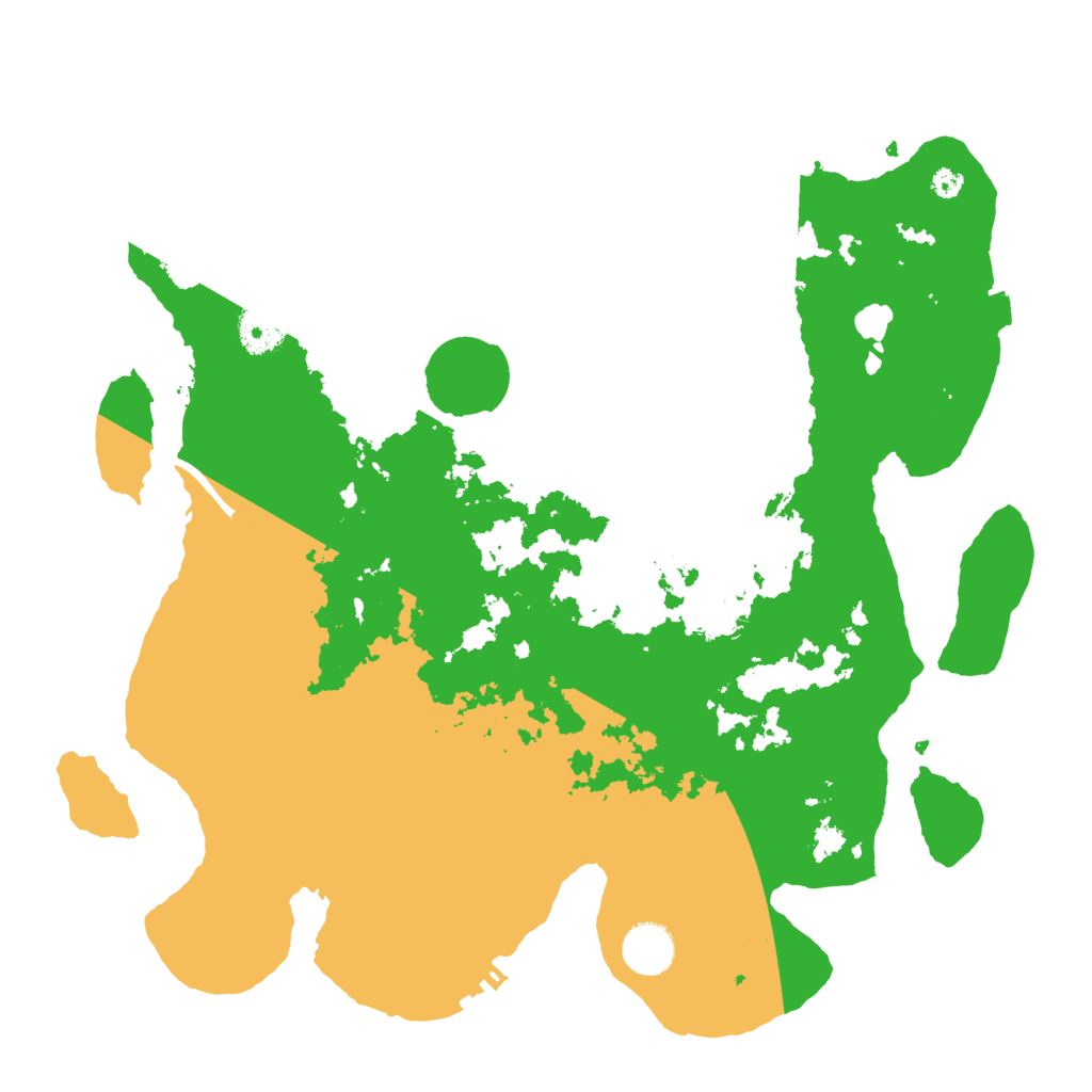 Biome Rust Map: Procedural Map, Size: 3700, Seed: 299561934