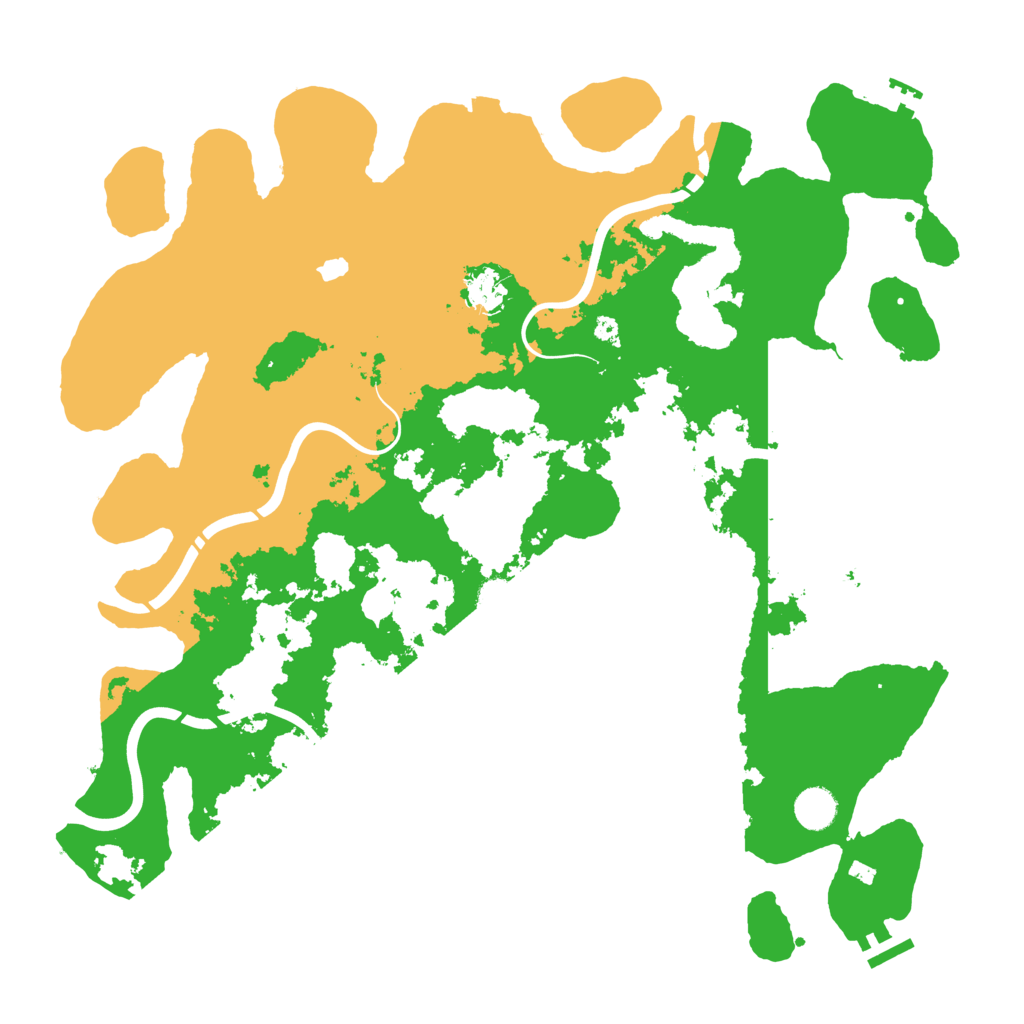 Biome Rust Map: Procedural Map, Size: 4250, Seed: 1182