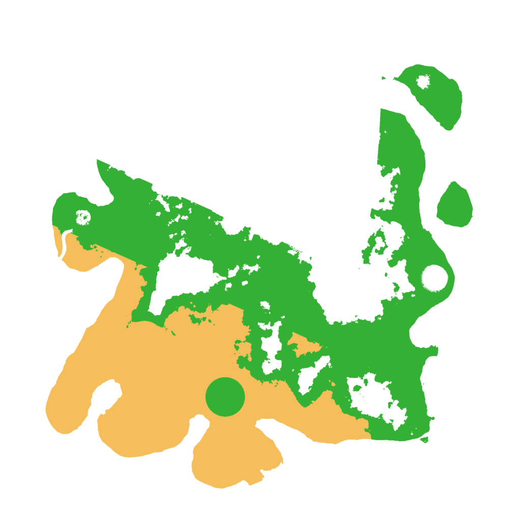 Biome Rust Map: Procedural Map, Size: 3500, Seed: 475294910