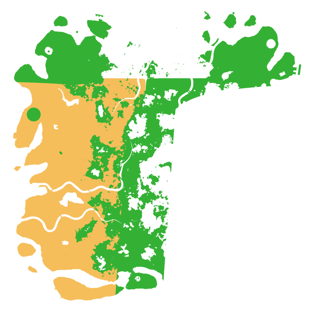 Biome Rust Map: Procedural Map, Size: 6000, Seed: 1634656