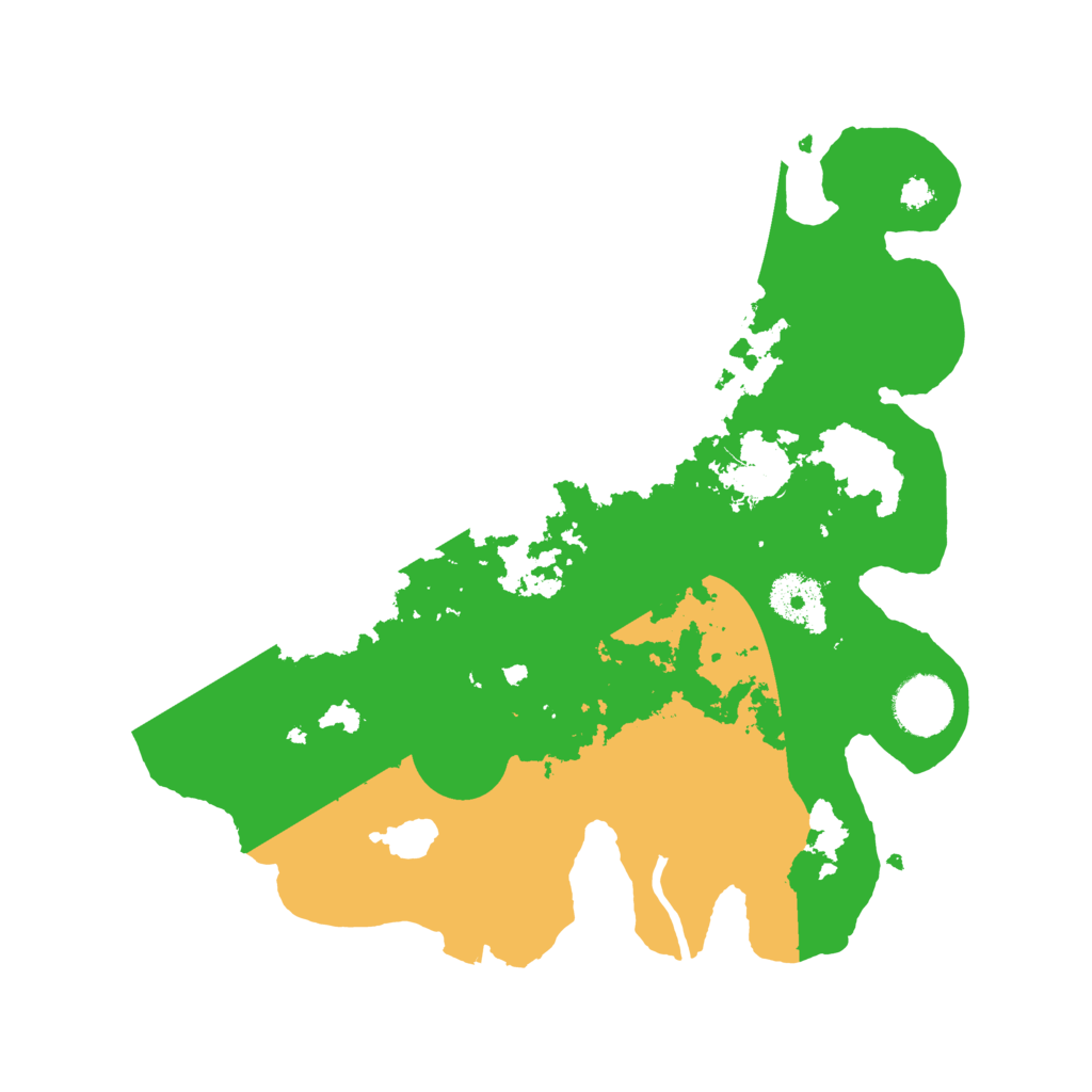 Biome Rust Map: Procedural Map, Size: 3200, Seed: 902239176