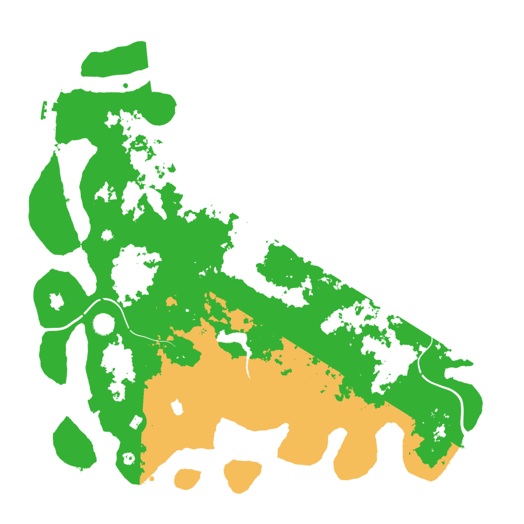 Biome Rust Map: Procedural Map, Size: 4250, Seed: 9673