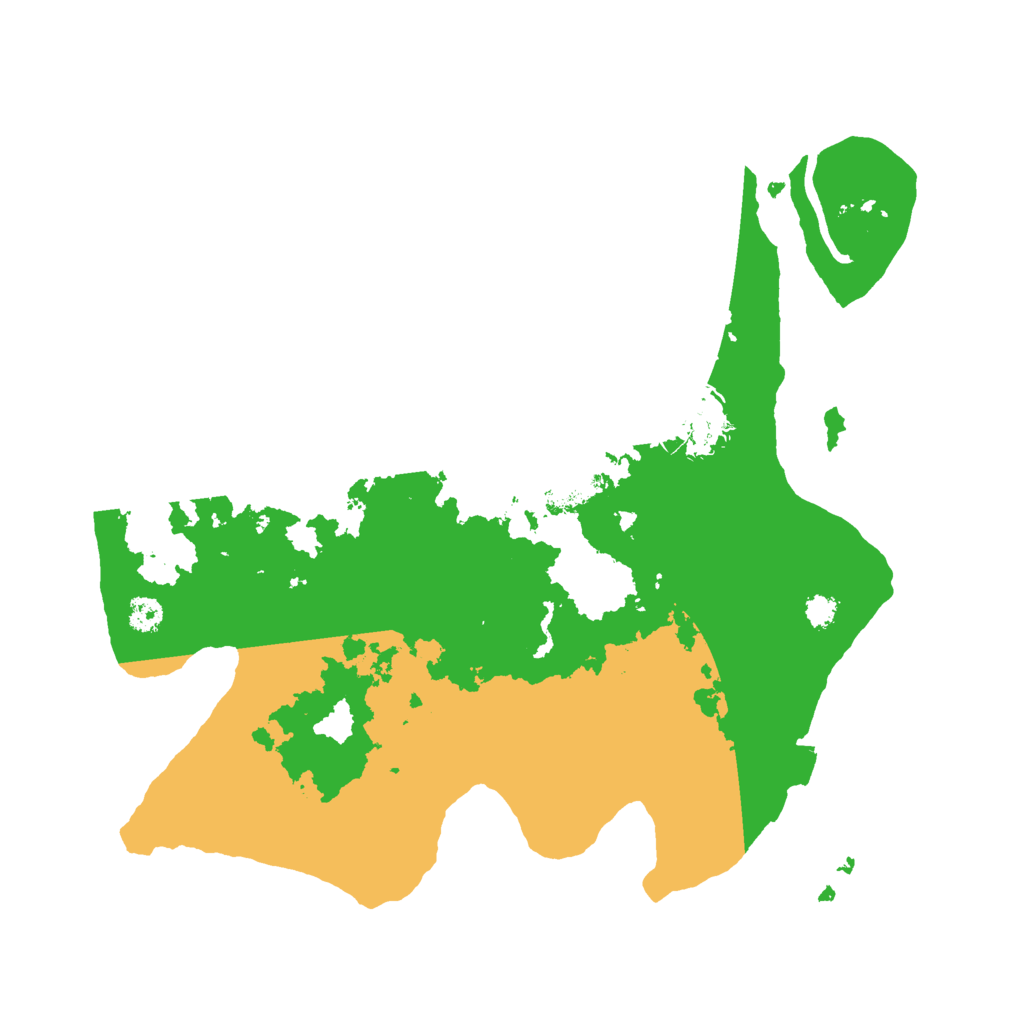Biome Rust Map: Procedural Map, Size: 3000, Seed: 882442115